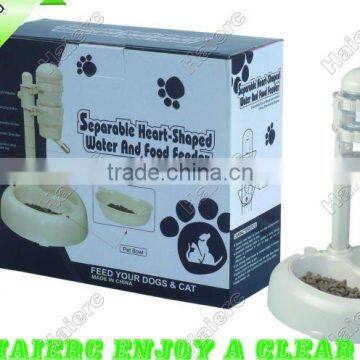 Heart-shaped separable pole-type Pet drinker 500ml P665: