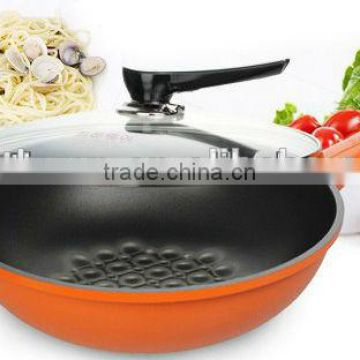 Aluminum 3D New Coating Frying Pan