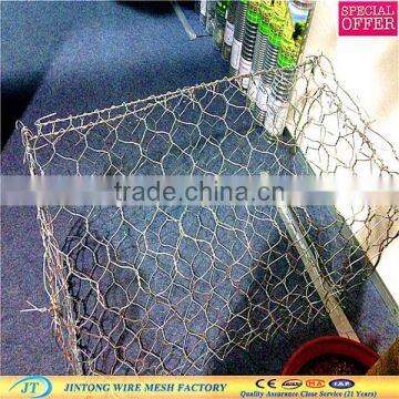 Anping factory galvanized stone gabion box