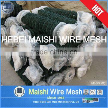 50mm Galvanized and Plastic Coated Chain Link Fence Factory photo-3