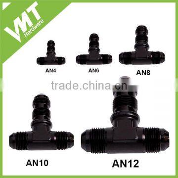 AN -6 (6AN AN6 ) Bulkhead Tee Fitting Adapter in Black photo-2