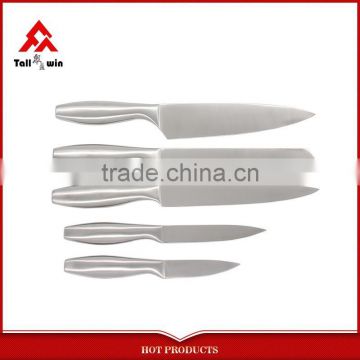 hot sale forged handle stainless steel royalty line knife set with block