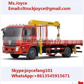 8 Tons Telescopic Boom Truck Mounted Crane 7 Ton Truck With Crane photo-2