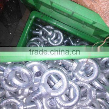 Wells Factory DIN580 M24 Forged Heavy Duty Galvanized Eye Bolt and Nut photo-3