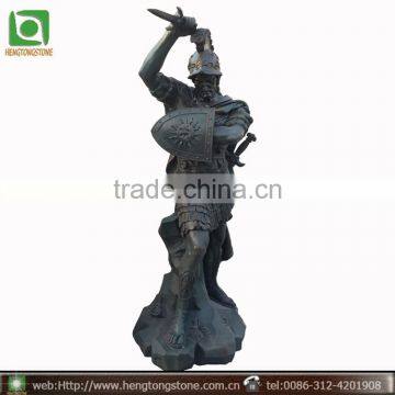 Large Outdoor Life Size Bronze Warrior Sculpture