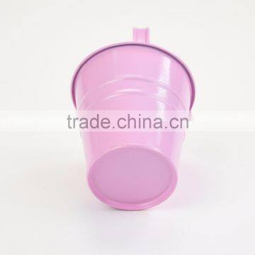 China Guangxi Suppiler Cheap Wall Galvanized Metal Hanging Vases for Flower photo-2