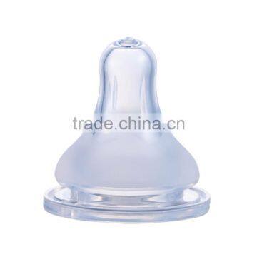 baby product factory transparent silicone baby nipple