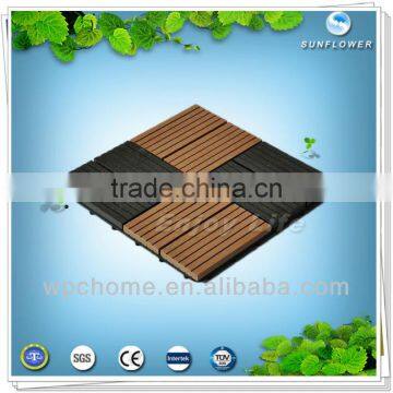 Outdoor wpc deck tiles for household