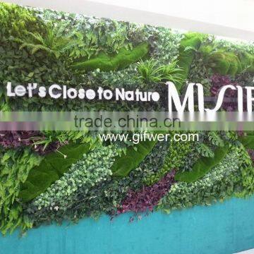 factory price natural looking artificial plant wall, vertical artificial green wall,indoor or outdoor