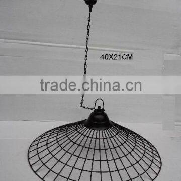 Iron Ceiling Hanging Lamps in green powder coating