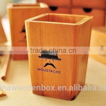 2015 Wholesale Wooden Stationery Box Wooden Pencil Container photo-4