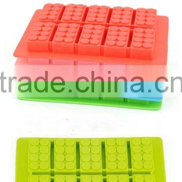 Food Grade Lego Ice Mold Silicone Ice Cube Tray Lego Cake Mold photo-2