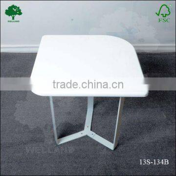 white coffee table