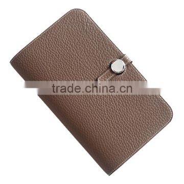 Customized passport holder and ticket holder leather passport cover as gift