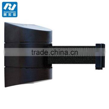 retractable belt barrier with 10m black belt