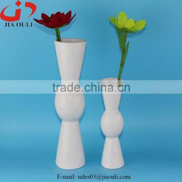 Popular Hot Sale White Small Ceramic Handicraft Vase, Ceramic Vase photo-2