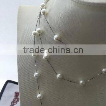 Wholesale Loose 8-9mm White Freshwater Pearls Necklace photo-3