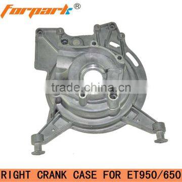 ET950(650) spare parts right crankcase for Gasoline Generators