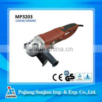 Electrical Angle Grinder 1200W 180MM MP3203 Marble and Concrete floor grinding and polishing machine