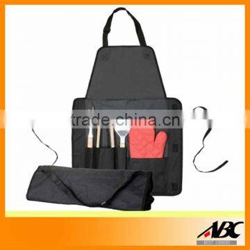 4pcs BBQ apron bbq tools