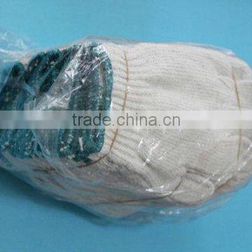 White Knitted Cotton Working Safety Gloves With Factory Price photo-3