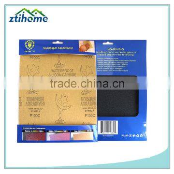 Moon star black high quality silicon carbide waterproof abrasvie paper