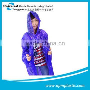 Emergency One Way Use Eco-friendly Degradable PE Raincoats photo-2