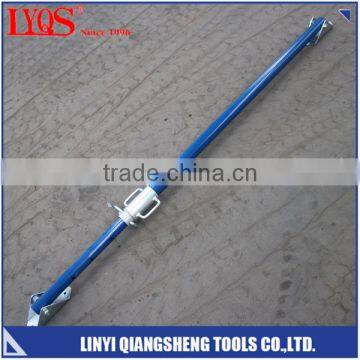 Pull pull prop scaffolding for slab concrete supporting