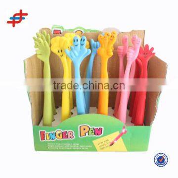 Silicone pen,fancy finger pen,silicone rubber pen holder