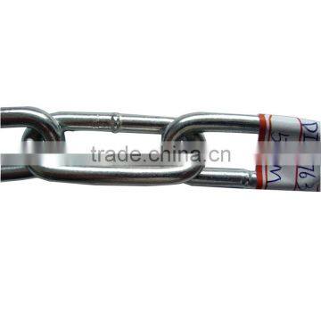 G30 Zinc Plated DIN763 Long Link Chain