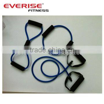 Three different strength resistance band&Natural latex resistance band&Resistance tube with foam handle