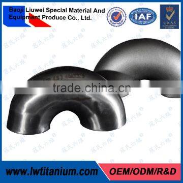 Fast Delivery Industry 180 Degree Titanium Elbow Pipe Fittings