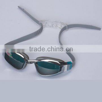 Watertight Silicone Adjustable One Piece Swim Goggles Eyewear photo-2