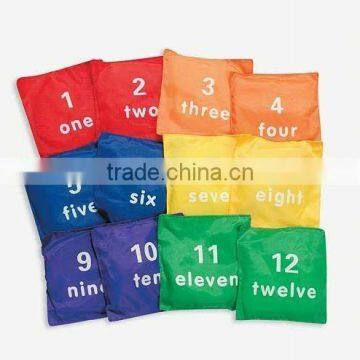 12 Number Reinforced Nylon Bean Bags
