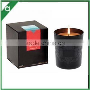 Personalized Black Scented Candles With Color Gift Box and Custom Sticker photo-3