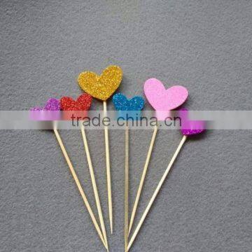 Bamboo Crown Decoration Food Pick