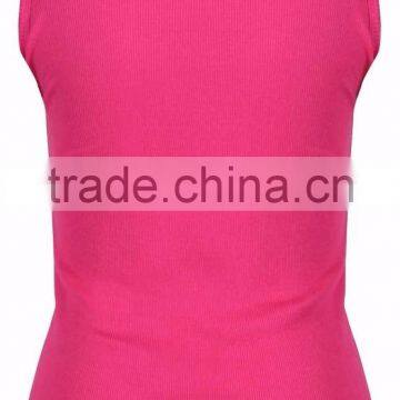 Womens Plain Ribbed Stretch Ladies Sleeveless T-Shirt Vest Tank Top Plus Siz photo-3