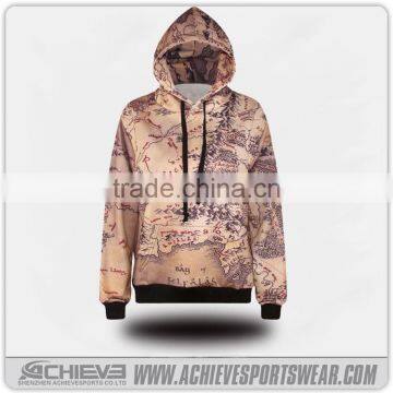 custom sublimated mens pullover woman hoodies dress