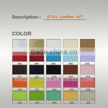 PU leather-transfer motif