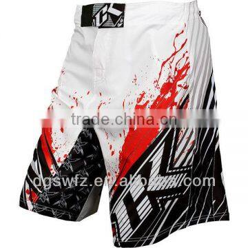 2015 wholesale fashion custom sublimated printed men's camo fight mma shorts