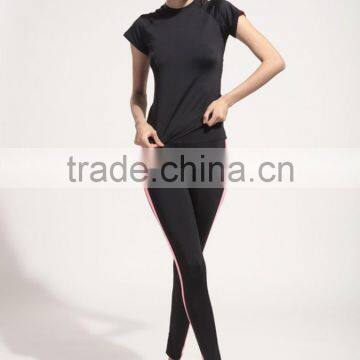 2016 Hot Sale Ladies Cheap Sport Dry Fit Soft Hand Feel Gym Pants photo-2