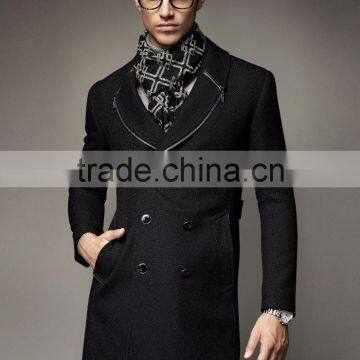 wool high quality winter warm men coat made to measure overcoat. BCL035