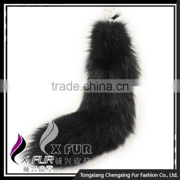 CX-R-23 Wholesale Europe Fashion Fox Tail Fur Keychain photo-5