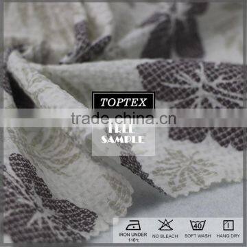 New Design High Quality Printed Seersucker Fabric for Sleep Wear photo-2