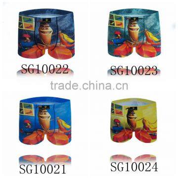 2016 New Style Men Brand of High Quality Underwear Cotton Print Classic Male Boxer