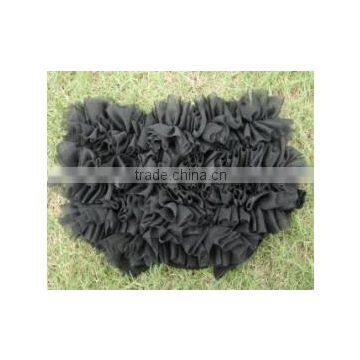 Wholesale Fancy Dress 100% Cotton Solid Color Baby Bloomers With Ruffle photo-6