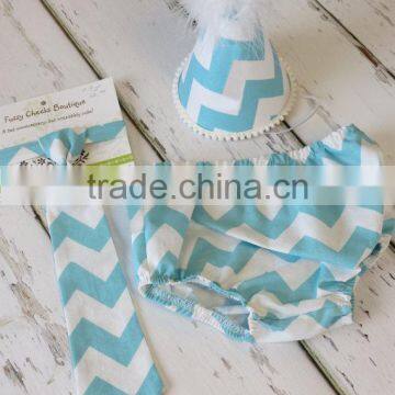 Baby Infant Cute 3PCS Bloomers Sets Short With Tie And Hat Baby Clothes photo-4