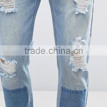 Whosale Street Jeans Denim Jeans Stone Wash Jeans for Men photo-3