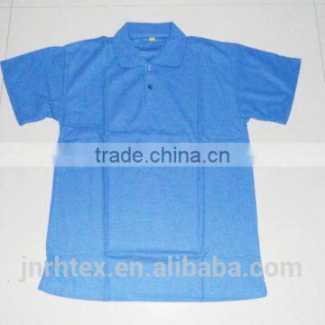 Logo Customized Cotton Mesh Polo T-shirt photo-5
