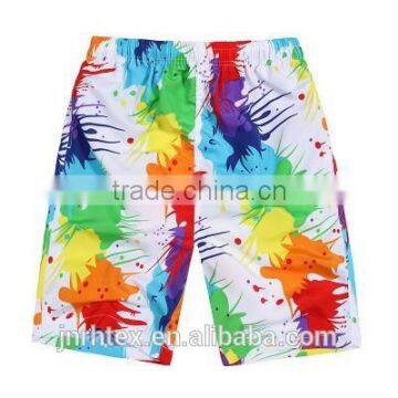 2015 Summer Fashion Custom Polyster and Cotton Printed Mens Beach Shorts photo-6